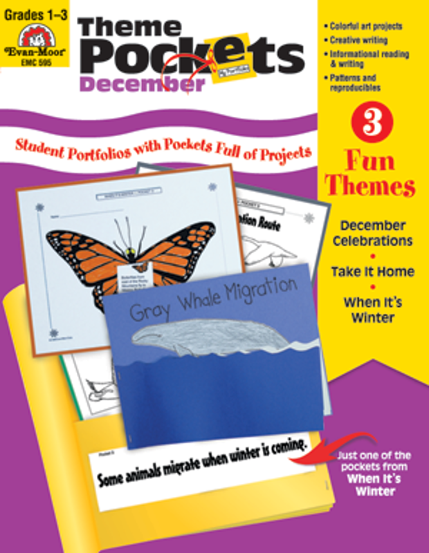 Theme Pockets, December, Grades 1-3 – Teacher Resource, E-book