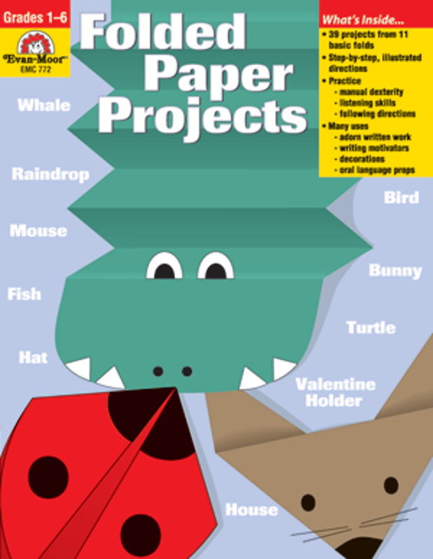 Folded Paper Projects, Grades 1-6 - Teacher Reproducibles, E-book