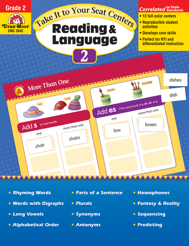 Take It To Your Seat: Reading  Arts Centers, Grade 2 -Teacher Resource, E-book