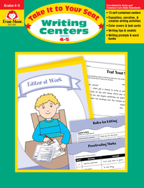 Picture of Take It To Your Seat: Writing Centers, Grades 4-5 Enhanced E-book