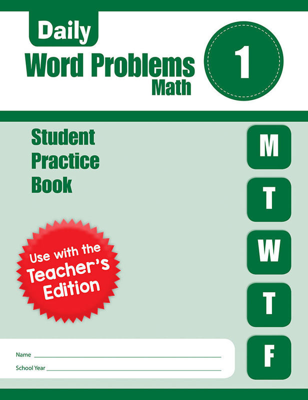 Daily Word Problems, Grade 1 - Student Workbook