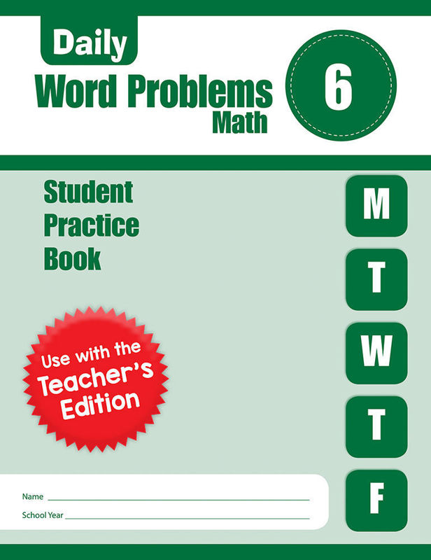 Daily Word Problems, Grade 6 - Student Workbook