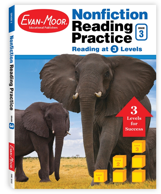 Nonfiction Reading Practice, Grade 3 - Teacher Reproducibles, Print