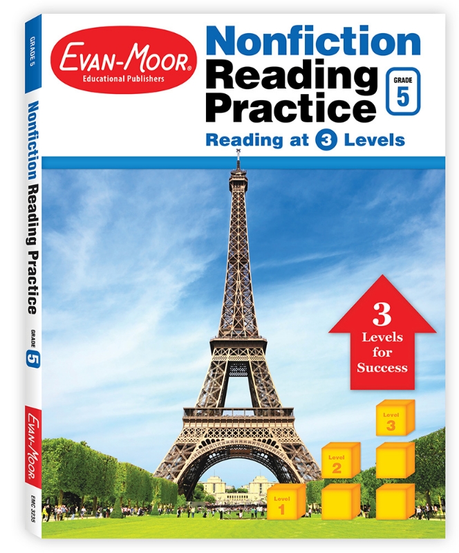 Nonfiction Reading Practice, Grade 5 - Teacher Reproducibles, Print