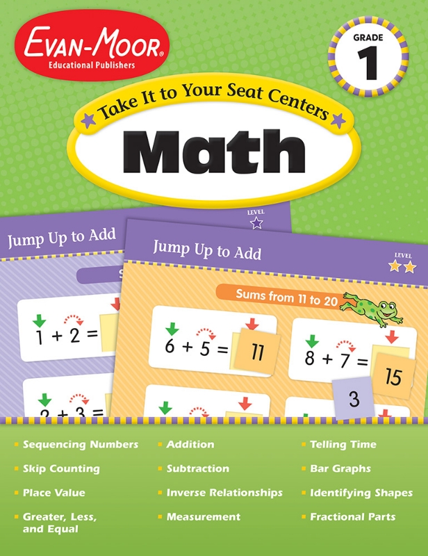 Take It to Your Seat: Math Centers, Grade 1 - Teacher Reproducibles, E-book