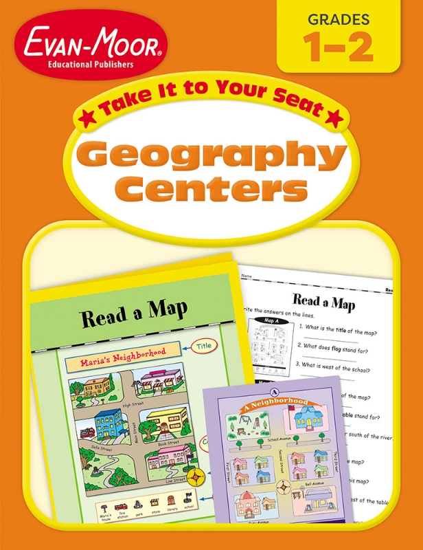Take It to Your Seat: Geography Centers, Grades 1-2 - Teacher Reproducibles, E-book