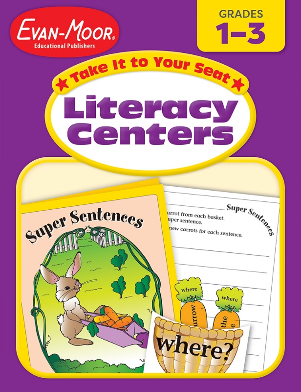 Take It To Your Seat: Literacy Centers, Grades 1-3 - Teacher Reproducibles, E-book