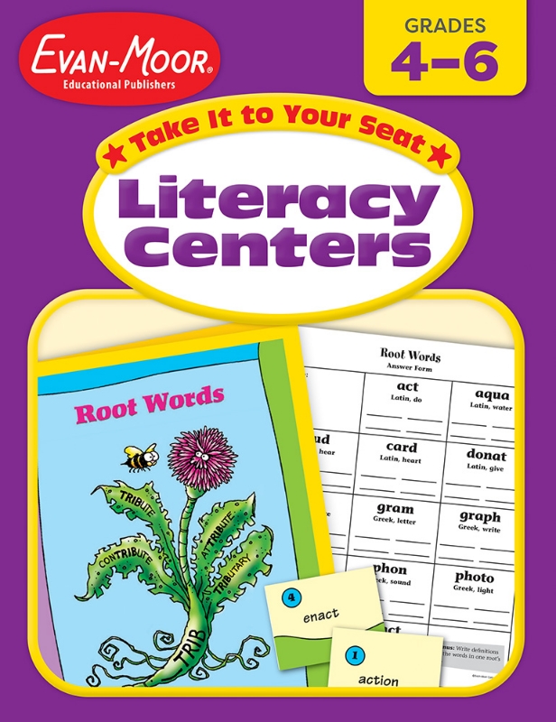 Take It To Your Seat: Literacy Centers, Grades 4-6 - Teacher Reproducibles, E-book