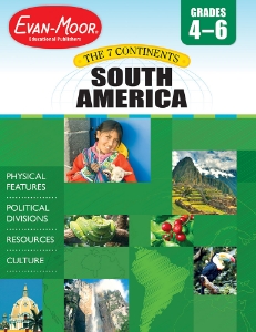 7 Continents: South America, Grades 4-6 - Teacher Reproducibles, E-book