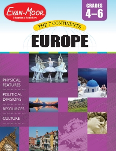 7 Continents: Europe, Grades 4-6 - Teacher Reproducibles, E-book