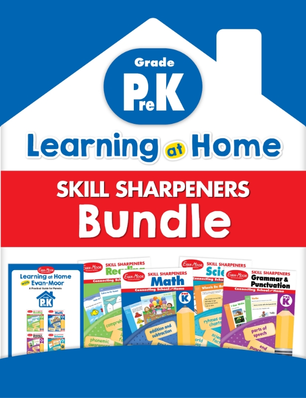 Learning At Home Skill Sharpeners Bundle, Grade PreK	
