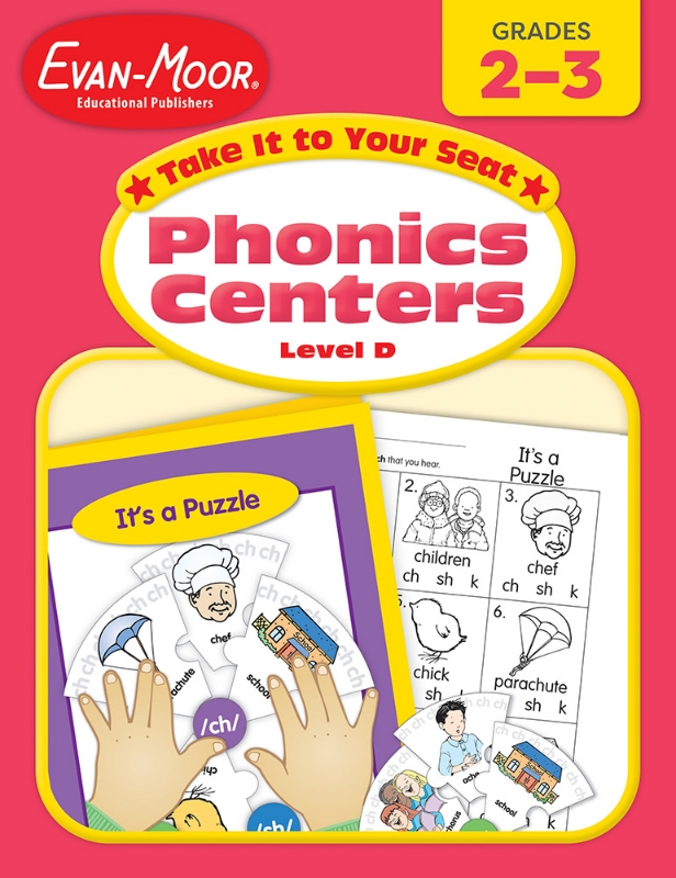 Take It to Your Seat: Phonics Centers, Grades 2-3 (Level D)- Teacher Resource, E-book