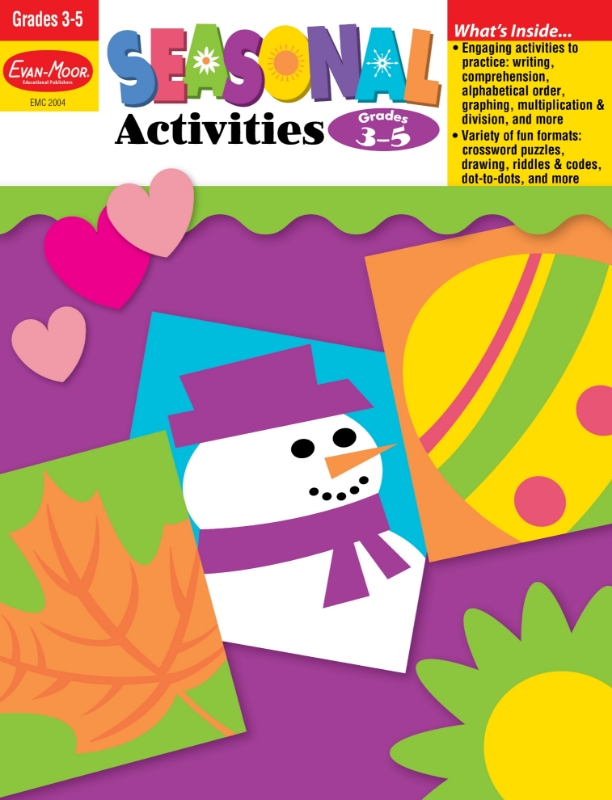 Seasonal Activities, Grades 3-5 - Teacher Reproducibles, E-book	